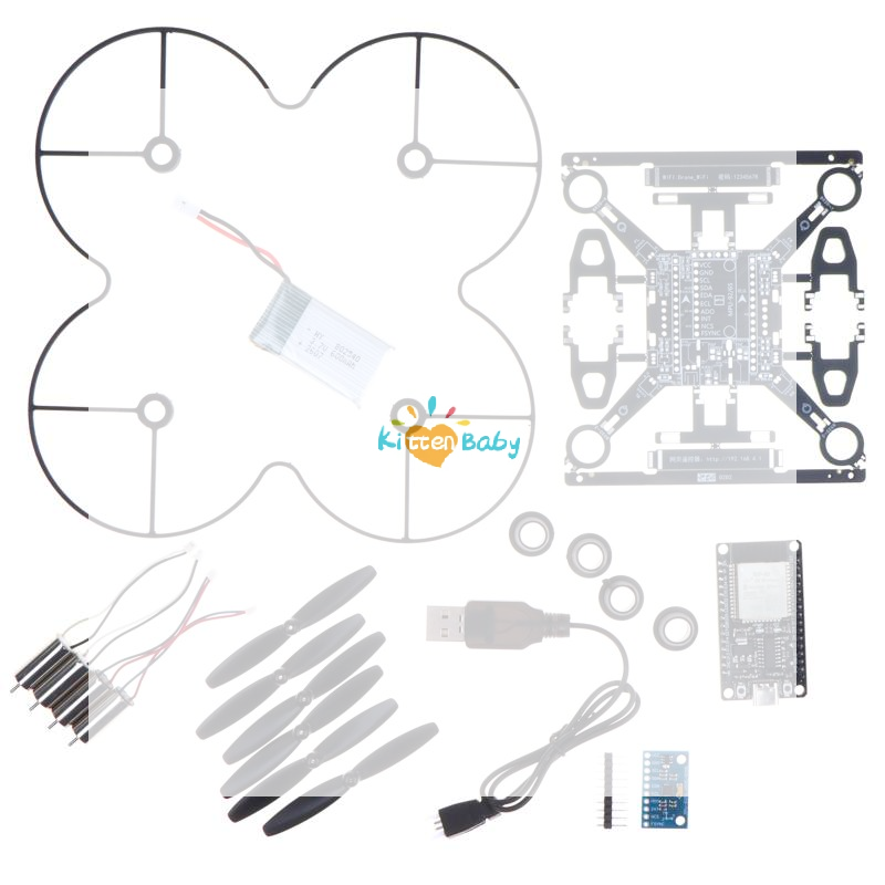 Drone Kit Octocopter - Kit Mini Drone Open‑Source ESP32, Quadricottero